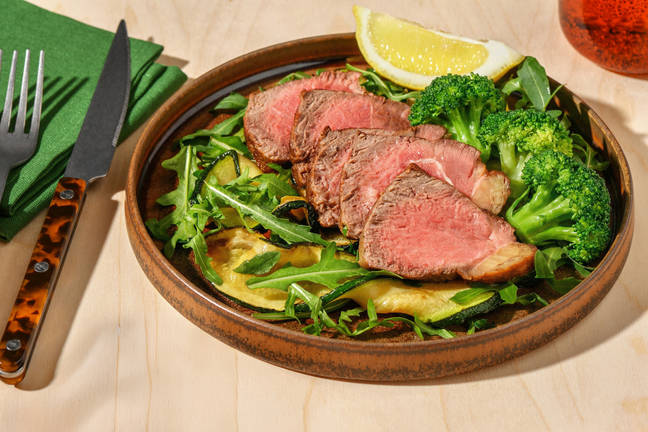 Seared Beef Rump & Charred Courgette