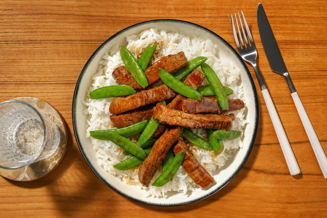 Teriyaki Beef & Pea Pod Stir-Fry