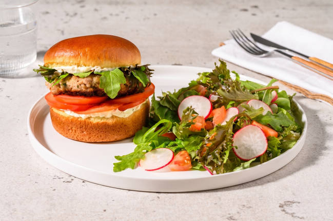 Cal Smart Tzatziki Turkey Burgers