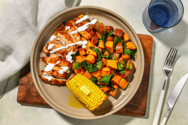 Easy Chipotle Chicken & Sweet Potato Salad