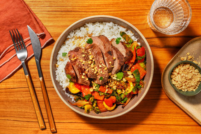 Roast Duck Breast & Thai Red Curry 