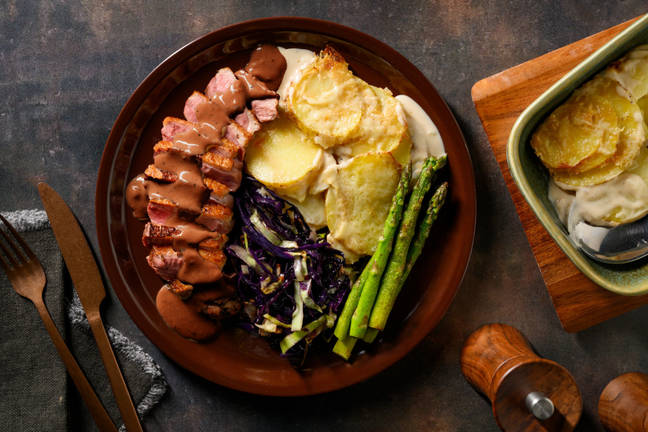 Roast Duck & Dauphinoise Potato Banquet