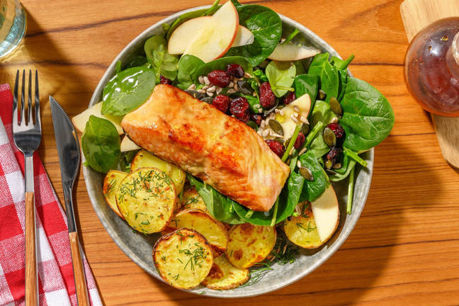 Maple-Dill Glazed Salmon