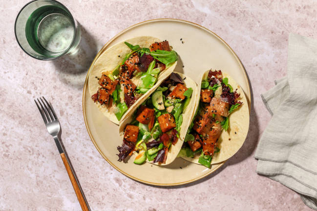 Express Japanese-Style Tofu Tacos