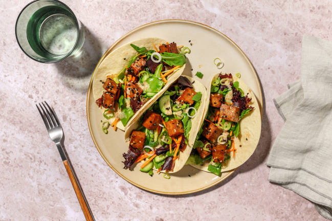 Express Japanese-Style Tofu Tacos
