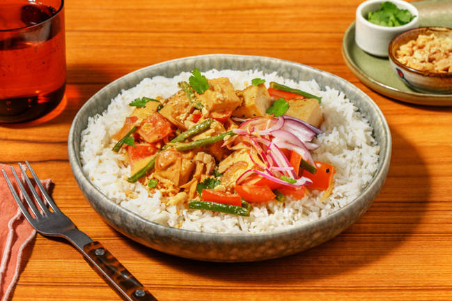Satay Tofu & Veggie Thai Red Curry