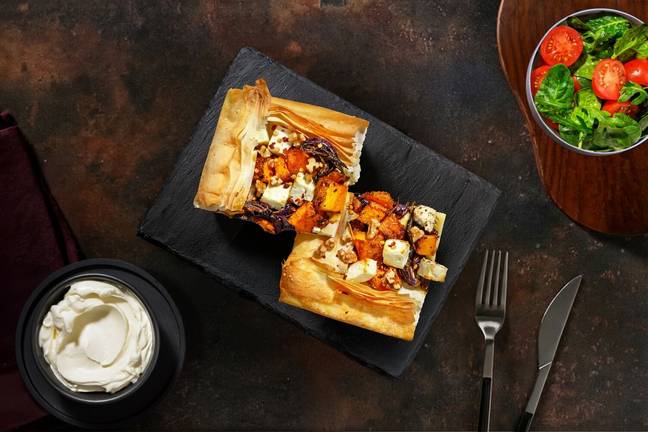 Pumpkin, Walnut & Goat Cheese Galette 