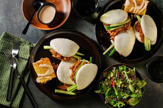 Ultimate Lemongrass Beef Brisket Bao Buns