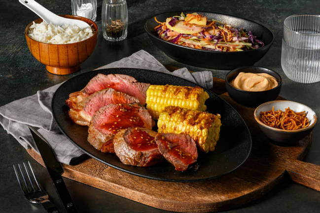 Korean-Style Chargrilled Sirloin Banquet