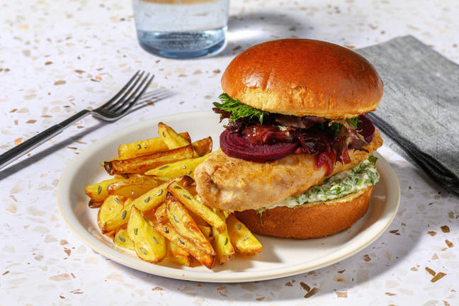 Classic Chicken & Caramelised Onion Burger