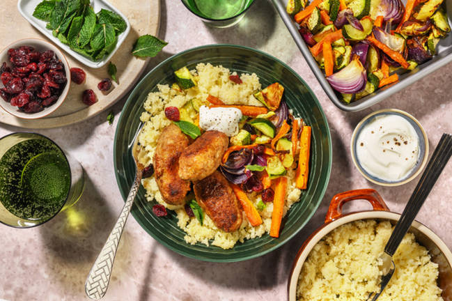 Venison-Beef Kofta & Couscous Station