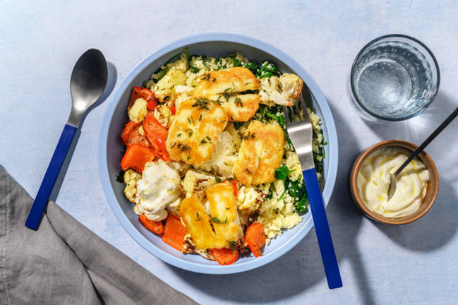 Honey & Thyme-Glazed Halloumi