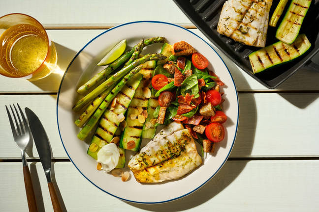 Grilled Barramundi & Charred Zucchini Feast