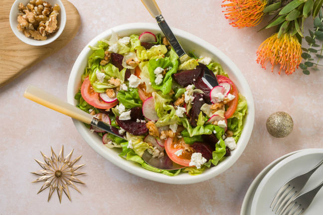 Rockin' Roast Beets & Feta Salad