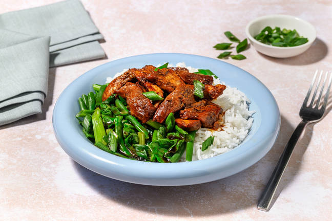 Speedy Teriyaki Pork & Instant Rice