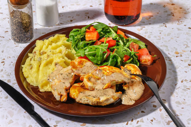 Seared Chicken & Mushroom Sauce