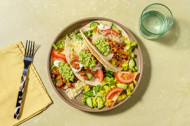 Foolproof Spiced Beef-Pork & Avo Tacos