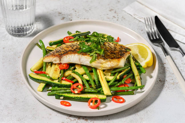 Seared Barramundi & Homemade Salsa Verde