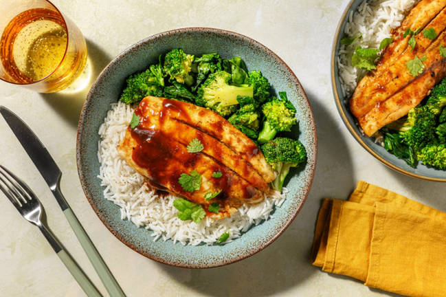Soy-Ginger Barramundi & Garlic Rice