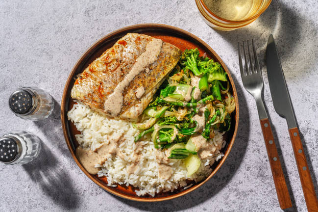 Japanese-Style Barramundi & Baby Broccoli