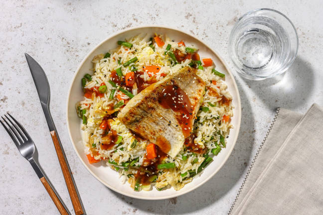 Sticky Asian Barramundi & Veg Fried Rice