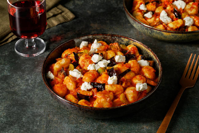 Rich Eggplant & Leek Pomodoro Gnocchi