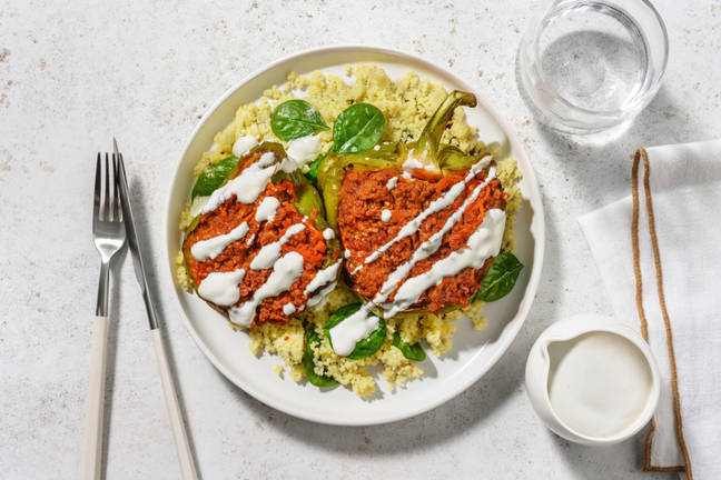 Lemon Pepper Beef Stuffed Capsicums