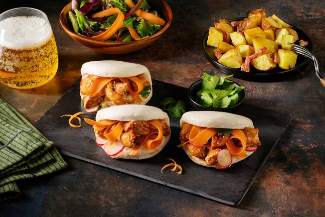 Sweet-Soy & Sesame Chicken Bao Buns