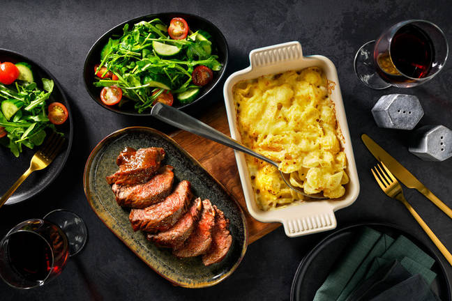 Luxe Beef Brisket & Three-Cheese Pasta Bake