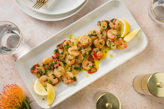 Super Serve Lemon Pepper Prawns