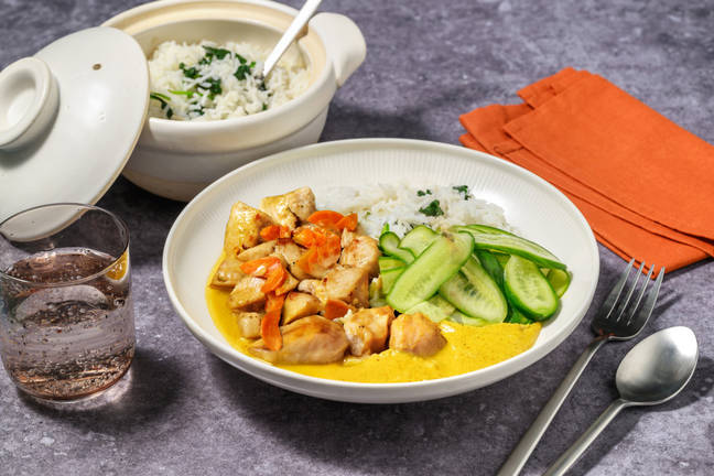 HelloHero: Korma Chicken & Zingy Qukes