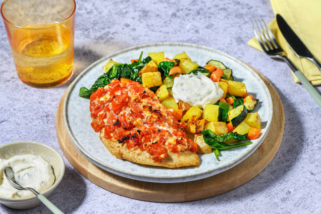 Fetta & Semi-Dried Tomato Stuffed Chicken