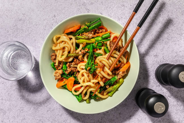 Chinese-Style Pork & Udon Noodles