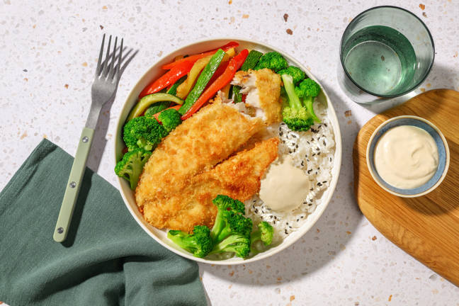 Fish Shop Crumbed Basa & DIY Sushi Rice