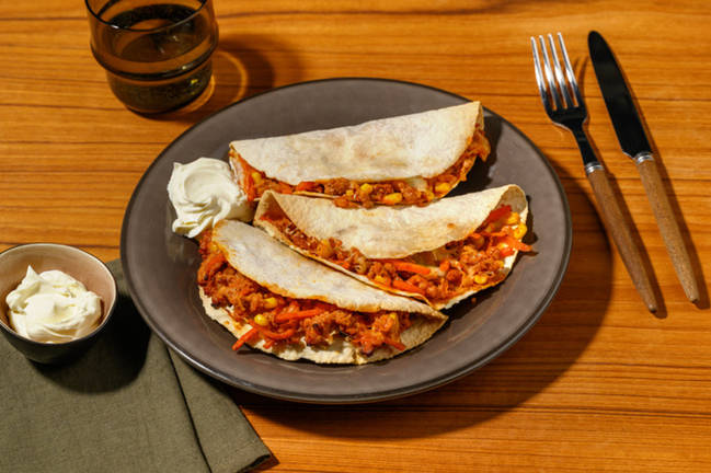 Mexican Pork Quesadillas