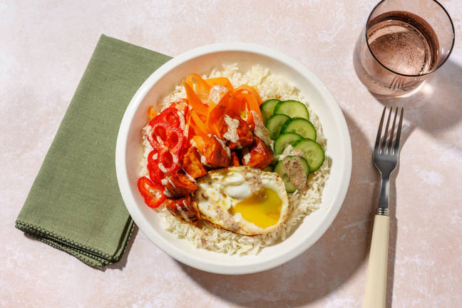 Sweet Soy Chicken Poke Bowl