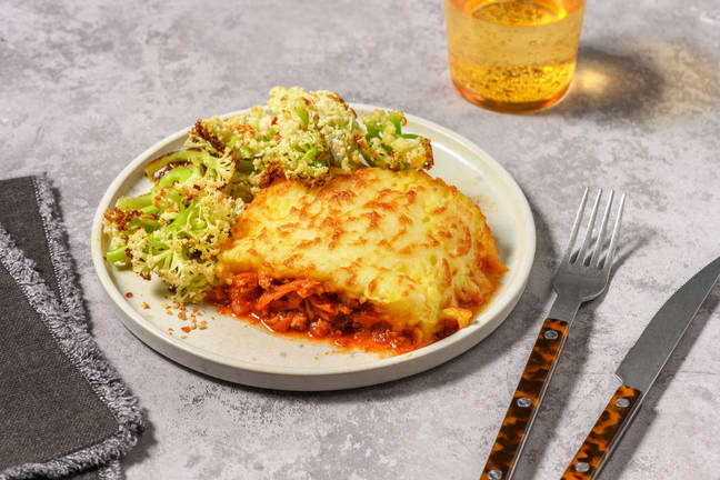 Classic Beef & Cheesy Potato Top Pie