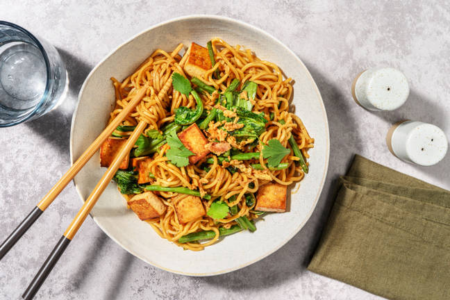 Express Japanese Tofu & Noodle Stir-Fry