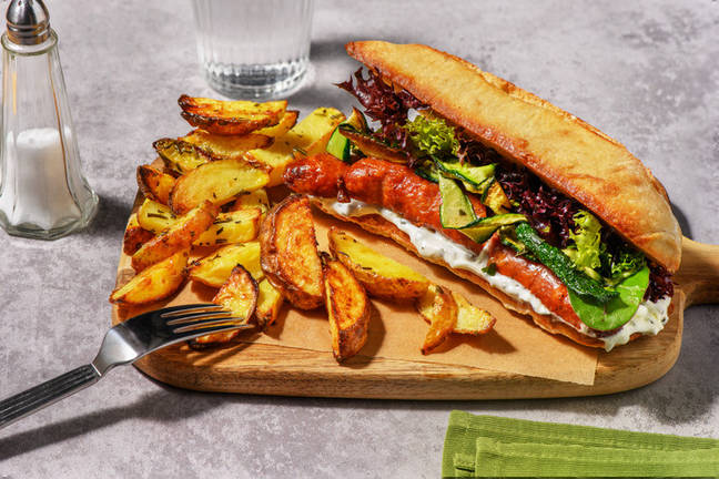 Loaded Chorizo & Courgette Ciabatta Roll 