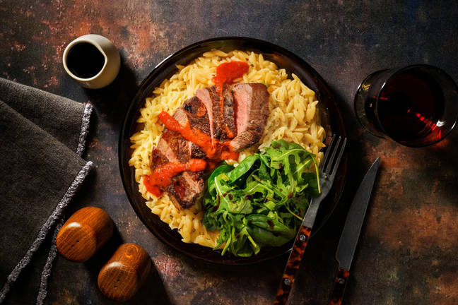 Italian Lamb Backstrap & Cheesy Risoni