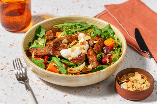 Aussie-Spiced Beef & Roast Veggie Salad