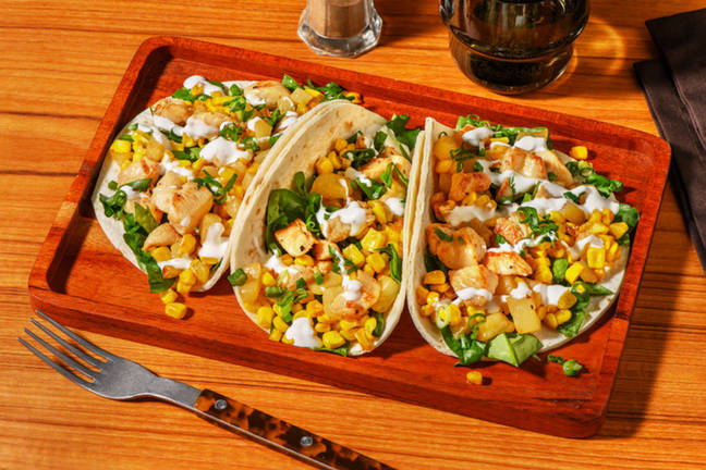 Fast Caribbean-Spiced Chicken Tacos
