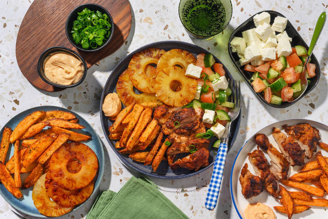 Portuguese Chicken & Charred Pineapple Bar