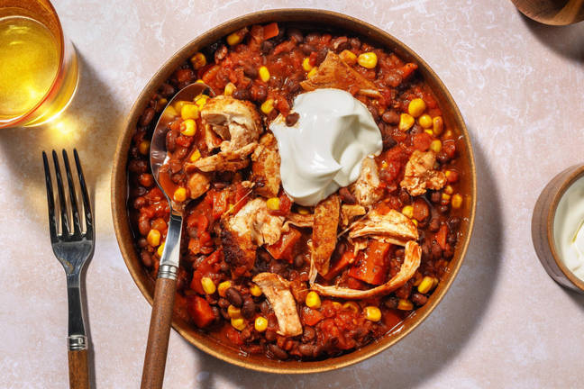 One-Pot Chicken-and-Corn Chili