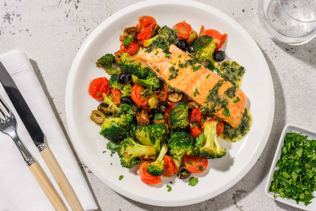 Salmon with Gremolata Butter