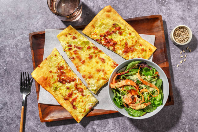 Fransk bacon-porretærte