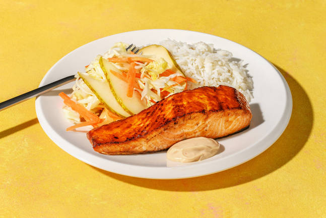 Rask chili- og misoglasert laks