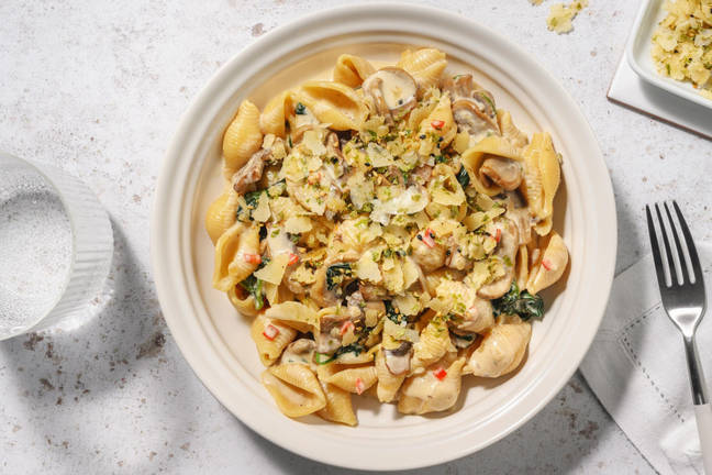Miso Mushroom Conchiglie