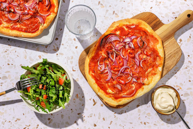 American Hot Style Chorizo Pizza