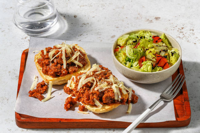 Spiced Sloppy Joe Ciabattas